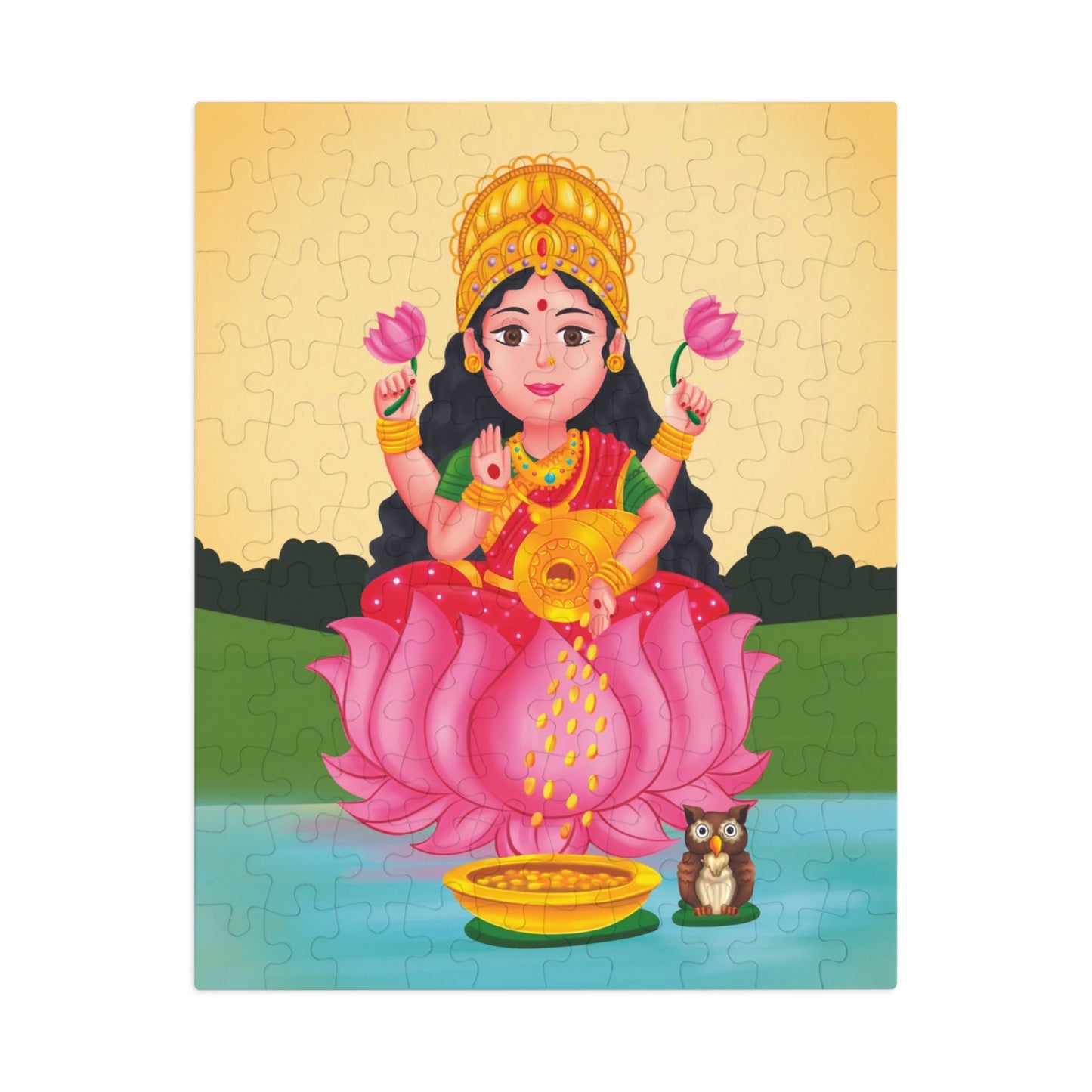 Jigsaw Puzzle - Lakshmi - The Goddess of Wealth & Prosperity