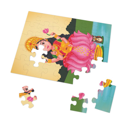 Jigsaw Puzzle - Lakshmi - The Goddess of Wealth & Prosperity