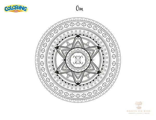 Intricate Om Mandala